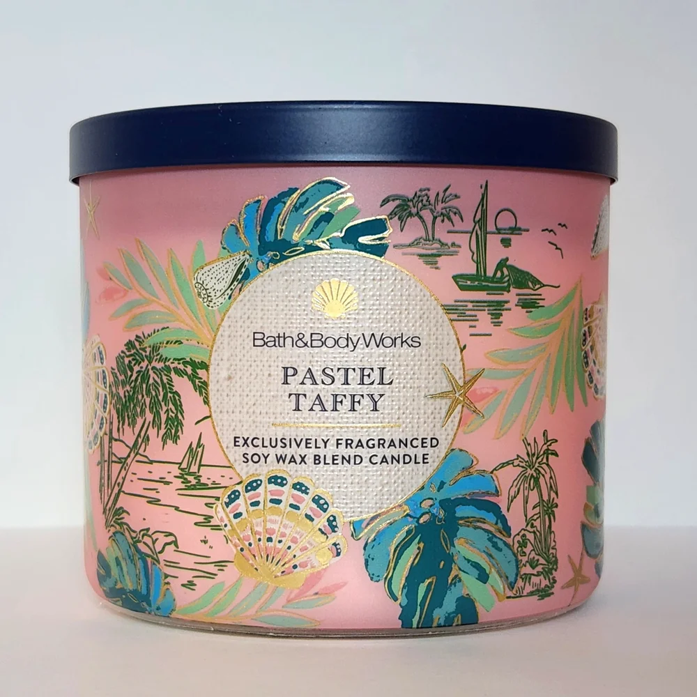 Bath & Body Works Pastel Taffy 3-Wick Candle